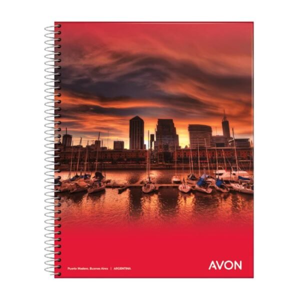 Cuaderno Espiral Avon 22x29cm 84 Hojas Rayas