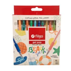 Boligrafo Filgo Roller Gel Pop Pastel Boutique x 12