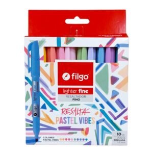 Resaltador Filgo Lighter Fine x 10 Pastel Vives Art.SLF-E10-PASV