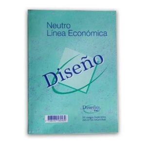Talonario Neutro Diseño Grande Económico