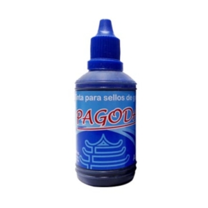 Tinta Para Sello Pagoda 60 Cc. Azul