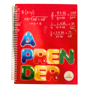 Cuaderno Espiral Aprender 21×27 cm Tapa Dura 100 Hojas Rayadas