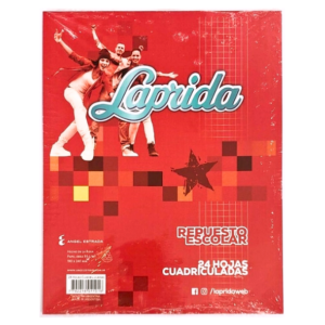 Repuesto Laprida 24 Hojas Cuadriculadas
